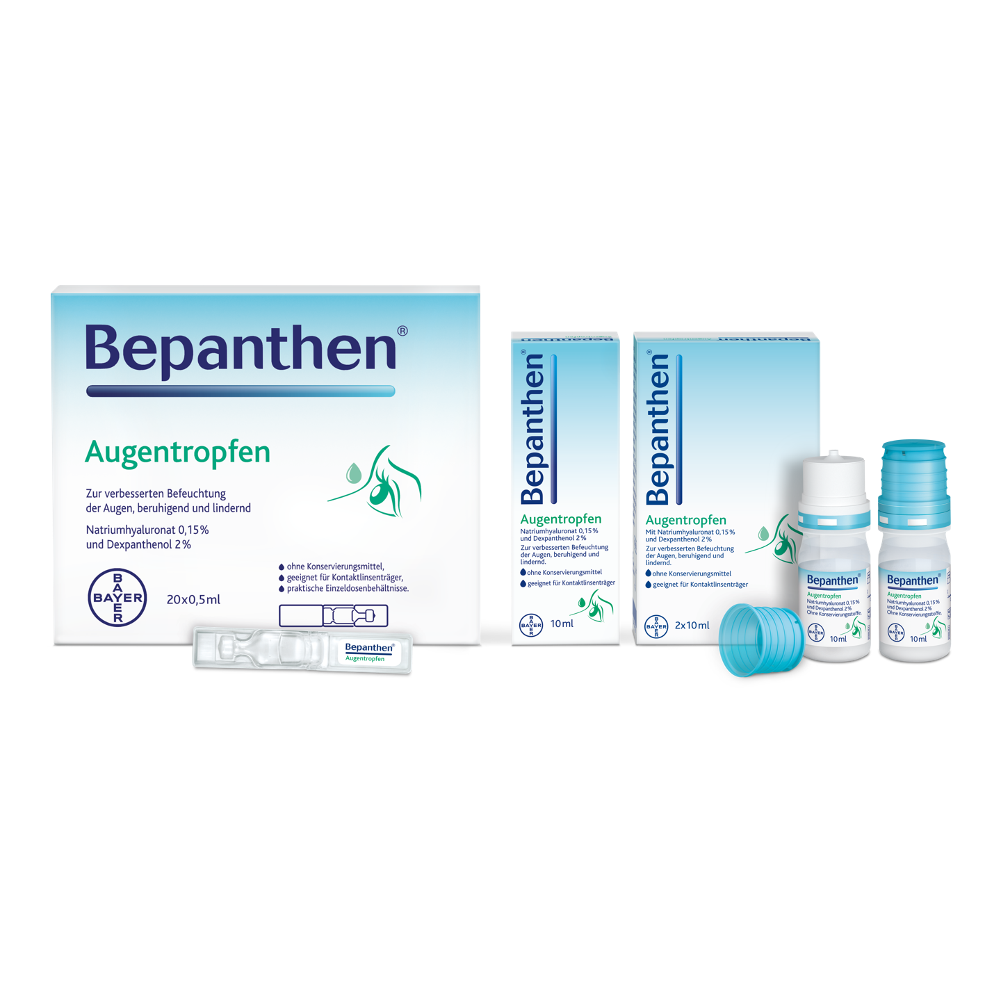 Augentropfen Befeuchten Sanft Trockene Augen Bepanthen